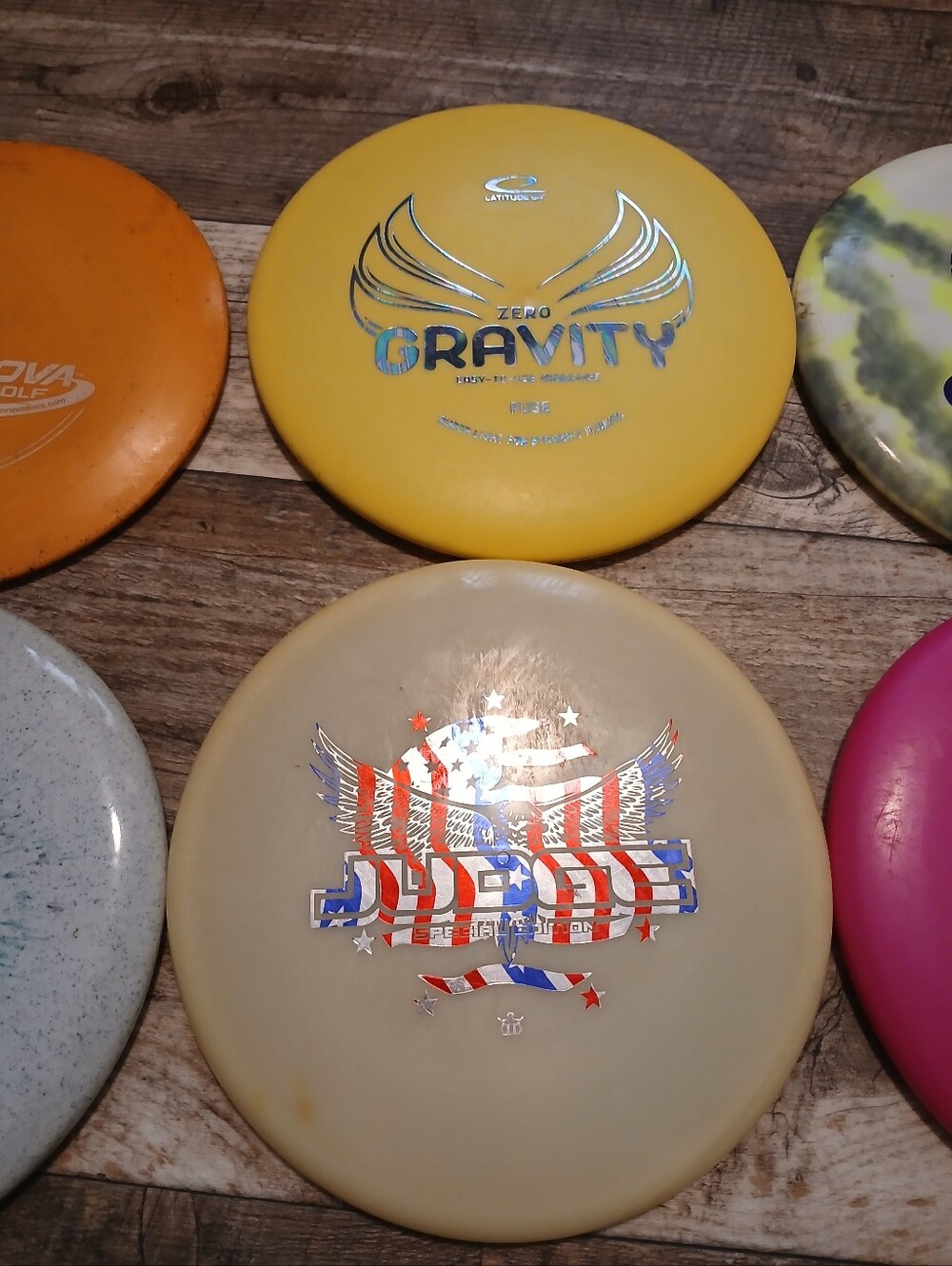Assorted Disc Golf Disc Set - Pink Disc Included - Picture 3 of 5